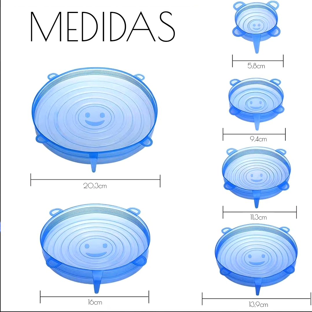 Tampas de Vedação Reutilizáveis – Praticidade e Sustentabilidade para Armazenar Alimentos