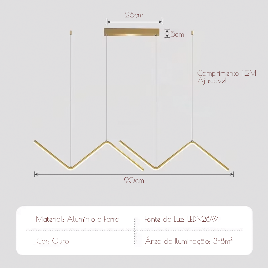 Pendente LED Inteligente – Feito Em Casa